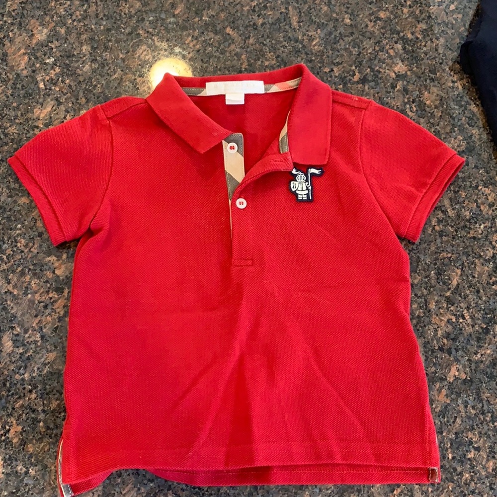 Baby boy Burberry top 18 months